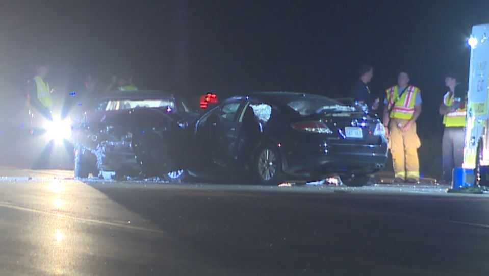 Three killed in headon crash on K32 in Edwardsville