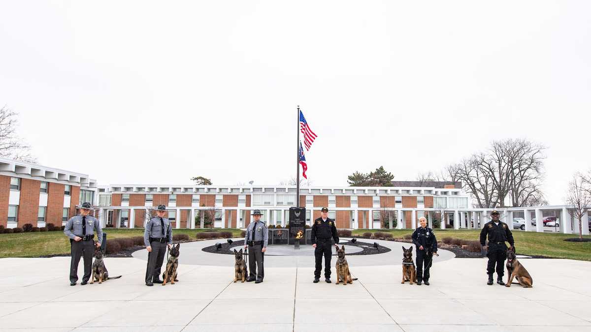 8 K-9 officers graduate from Ohio State Highway Patrol