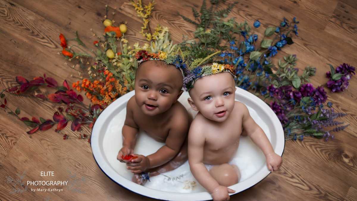 Rare Biracial Twins Celebrate 1st Birthday