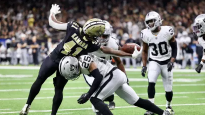 Saints' Alvin Kamara 'explosive' in return to practice. Derek Carr's status  uncertain - Newsday