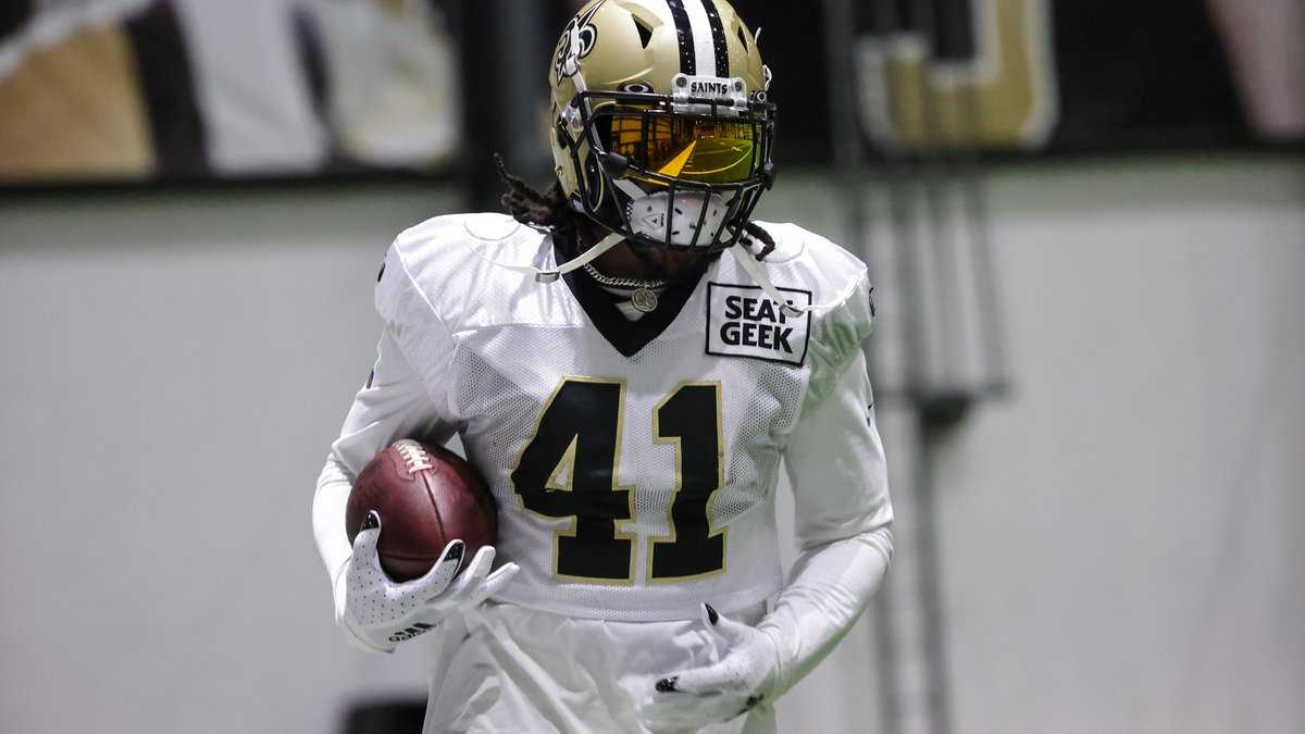 Buy Alvin Kamara New Orleans Saints Majestic Threads Player Name