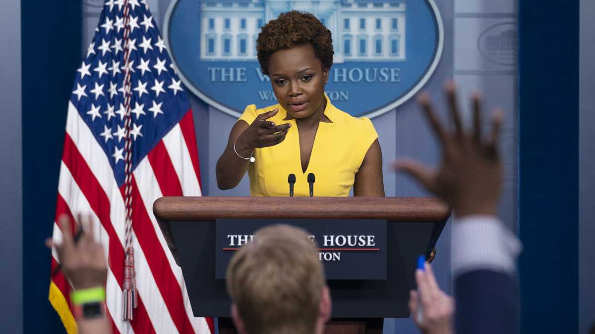 Karine Jean Pierre Makes History As First Openly Gay Woman To Deliver The White House Press Briefing