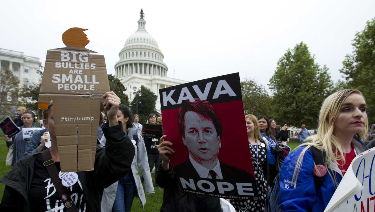 Thousands descend on Washington as Kavanaugh vote draws closer