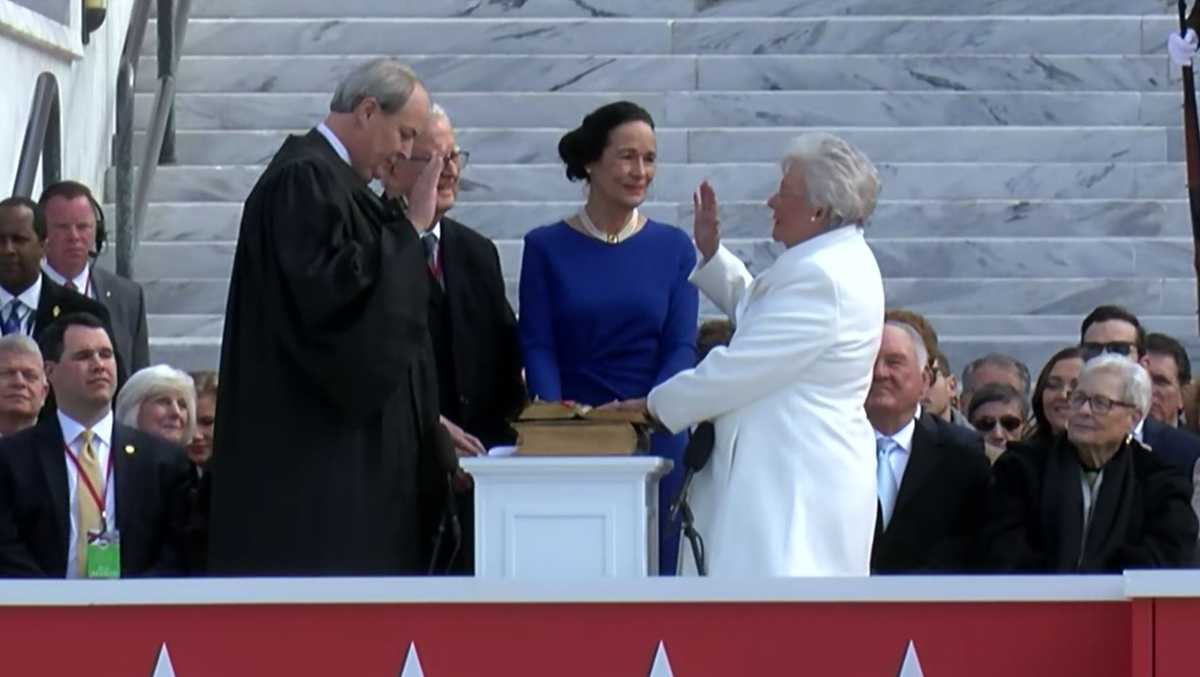 Alabama Gov Kay Ivey Sworn In For Her 2nd Full Term 