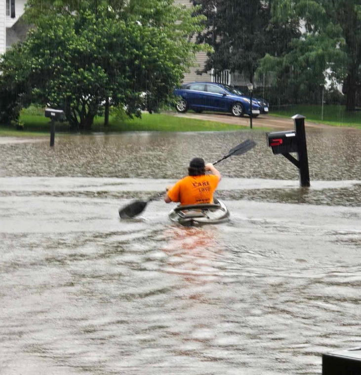 Iowa weather Photos of flash flooding in Indianola after Tuesday rain