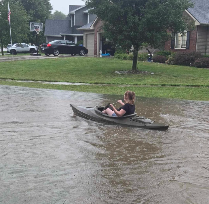 Iowa weather Photos of flash flooding in Indianola after Tuesday rain