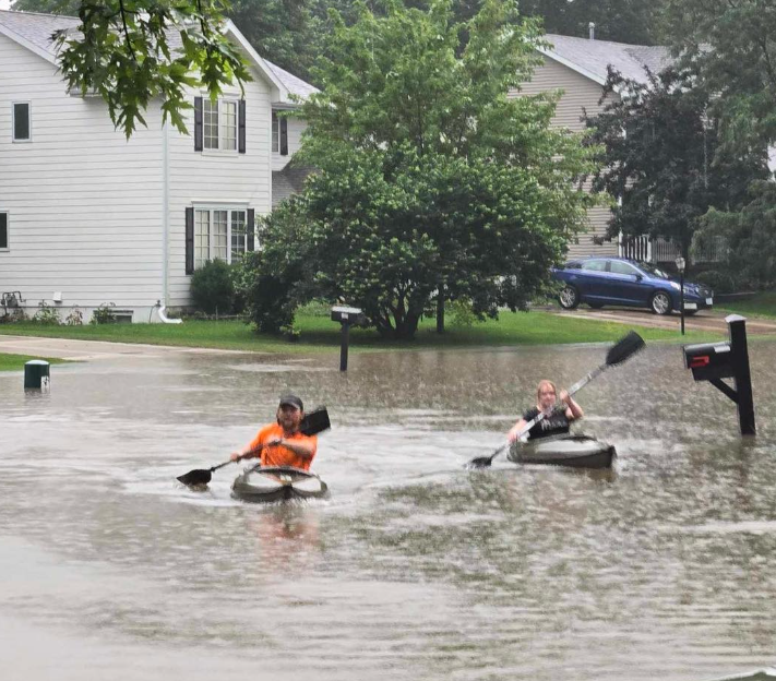 Iowa weather Photos of flash flooding in Indianola after Tuesday rain