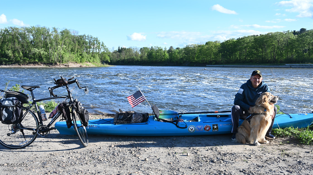 Doggie Paddle for Veterans: man kayaks from NY to FL for charity - Vimarsana News