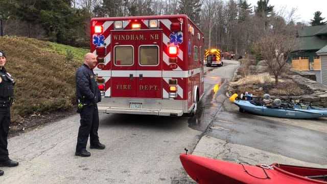Firefighters rescue kayaker