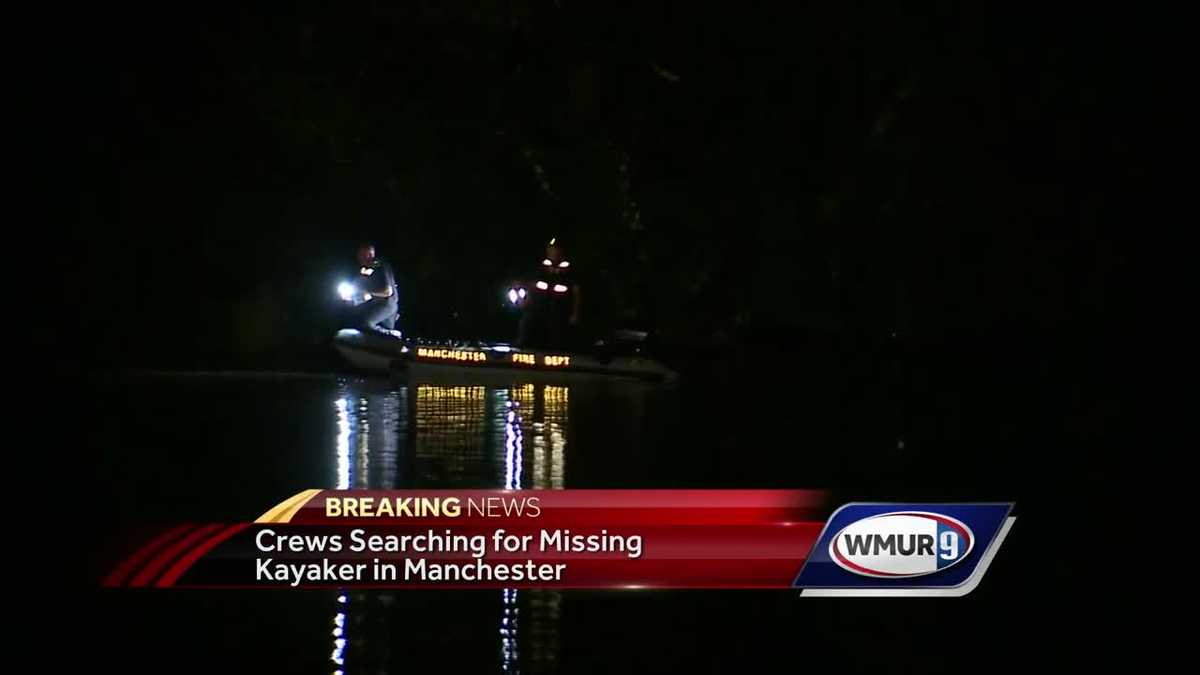Search underway for missing kayaker in Manchester