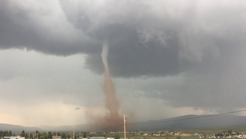 A rare sight: Tornado touches down in Eagle Nest