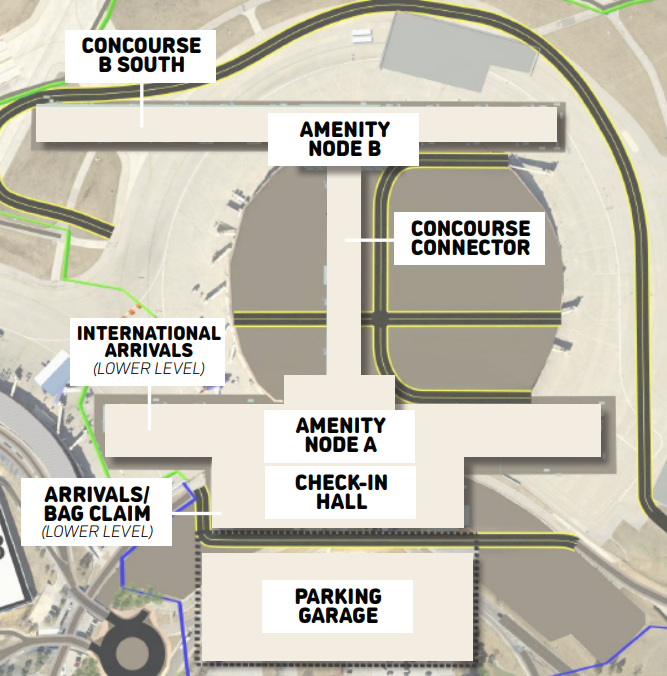 Updated version of the new terminal map : r/kansascity