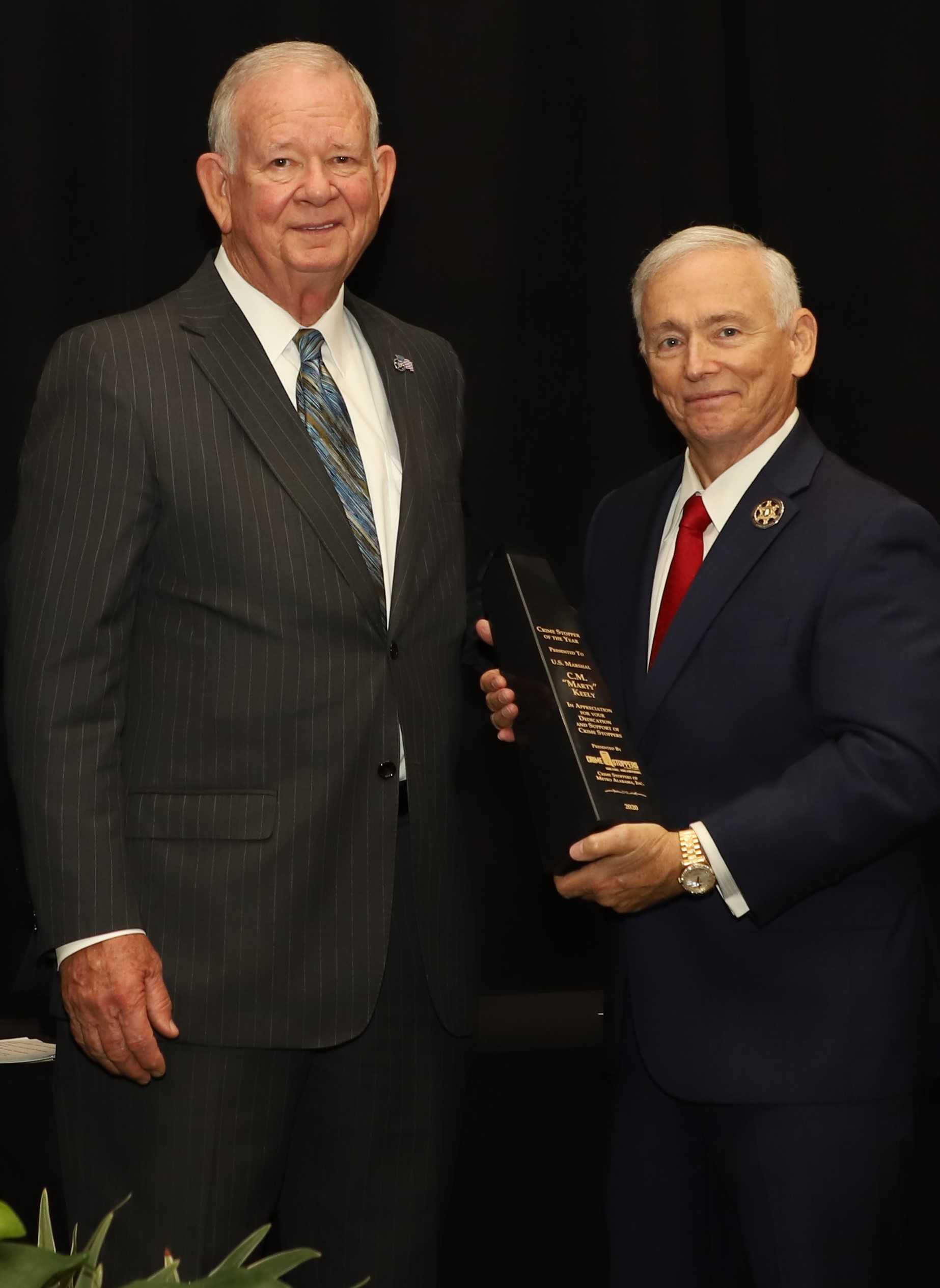 U.S. Marshal Martin Keely received 'Crime Stopper of the Year' Award