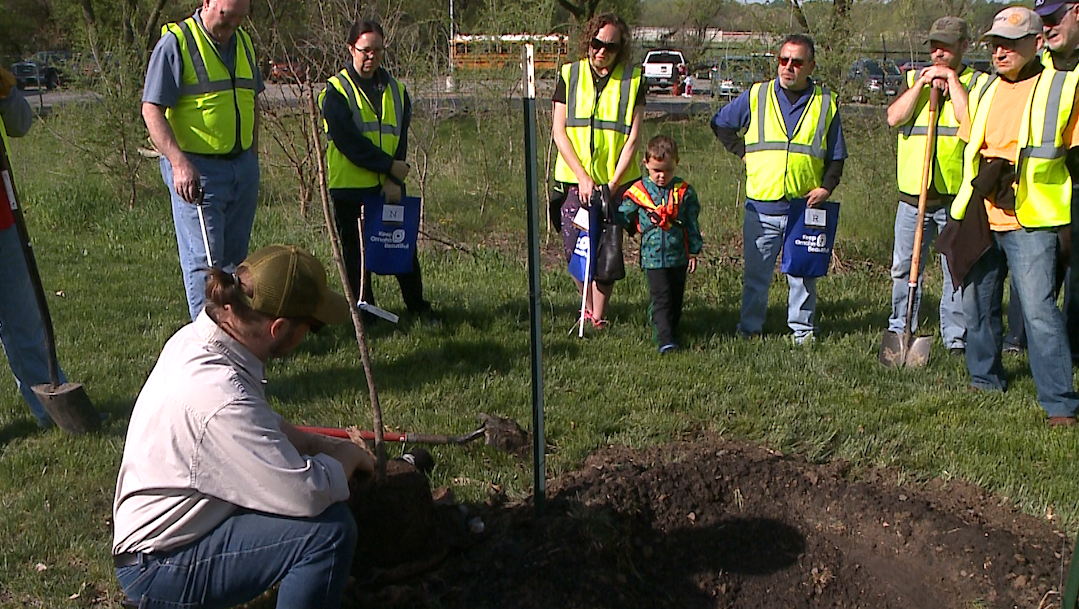 Keep Omaha Beautiful plants 183 trees for Arbor Day