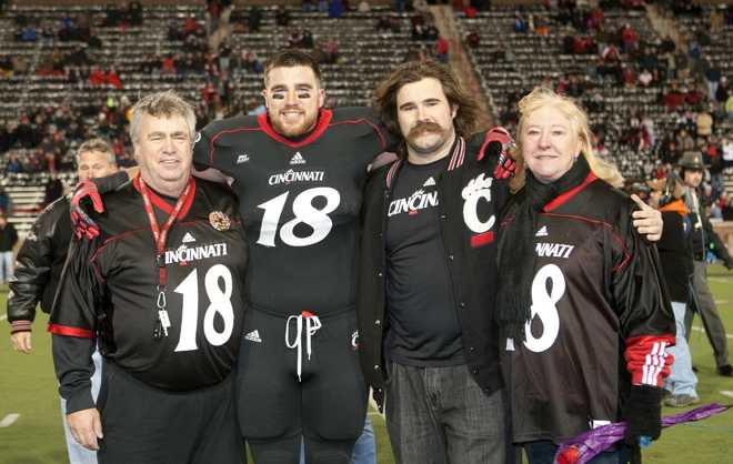 Jason Kelce, Travis Kelce played college football together at Cincinnati -  The Washington Post