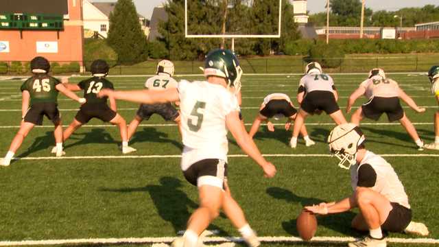 Trinity kicker goes through 'pressure' kicks at practice - Vimarsana News