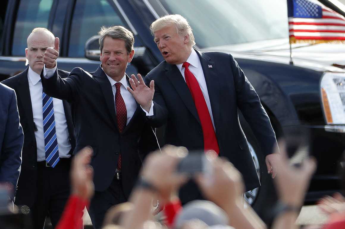 Report: ﻿President Trump Calls Georgia Gov. Brian Kemp Urging Him To ...