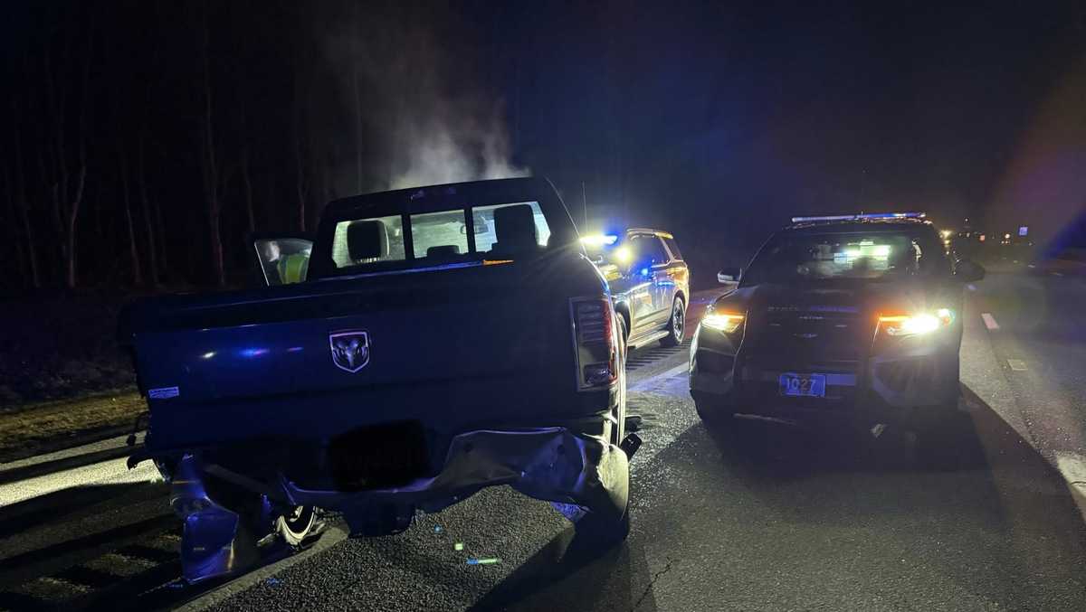 Police chase involving New Hampshire and Maine police ends in crash on I-95 near Arundel