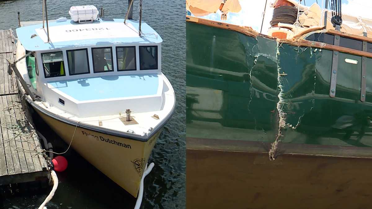Fish Collisions Kennebunk fuel spill caused by fishing boat, schooner collision
