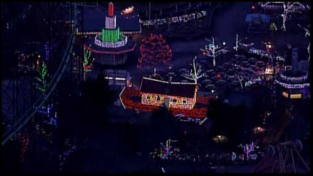 All of the lights An aerial tour of the Kennywood Holiday Lights display