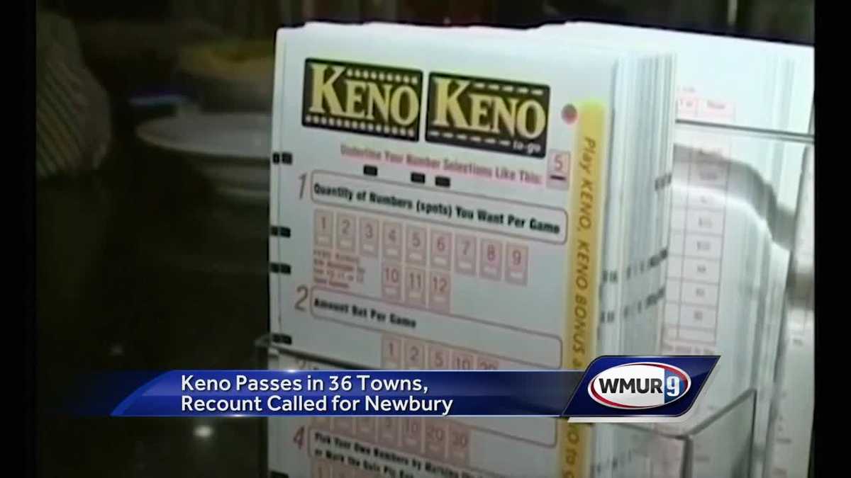 Keno passes in 37 towns; recount called for Newbury
