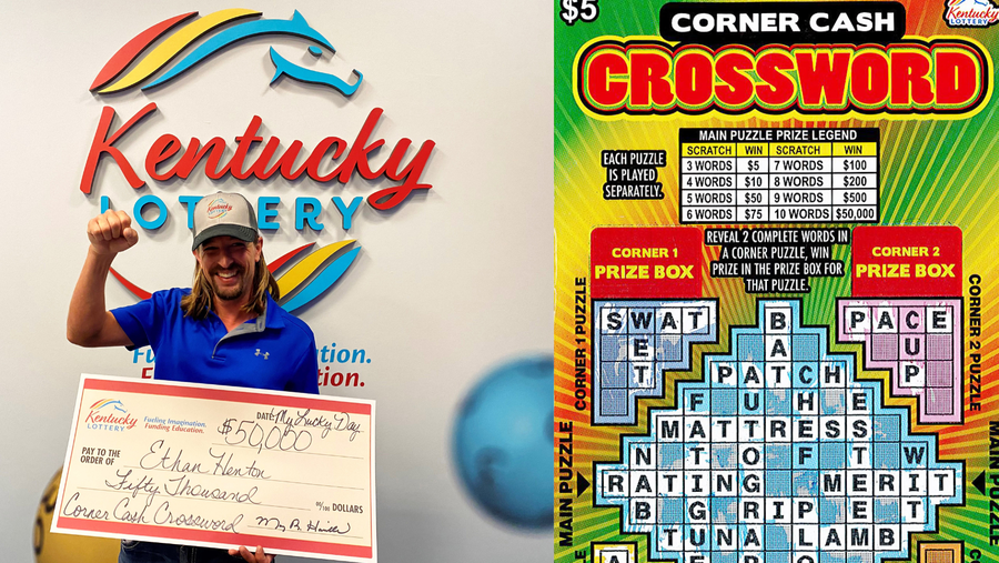 'I didn't believe it' Kentucky man wins 50K on scratchoff ticket