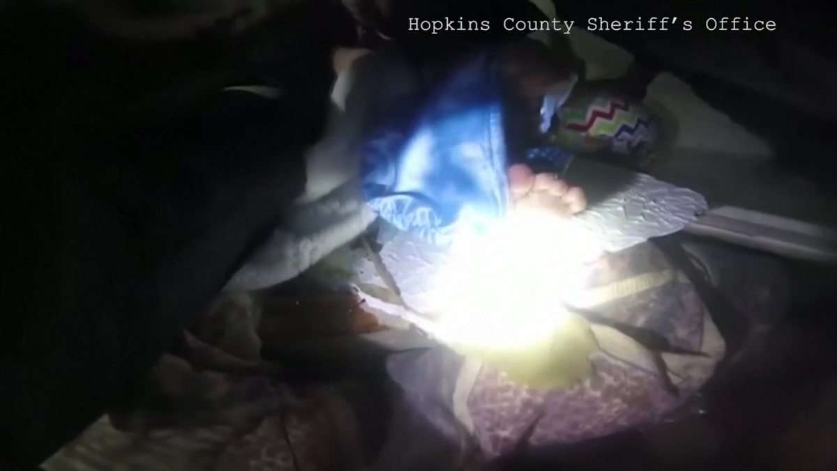 Body camera video shows 2 babies found after Kentucky tornado