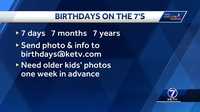 ketv birthdays on the 7's information