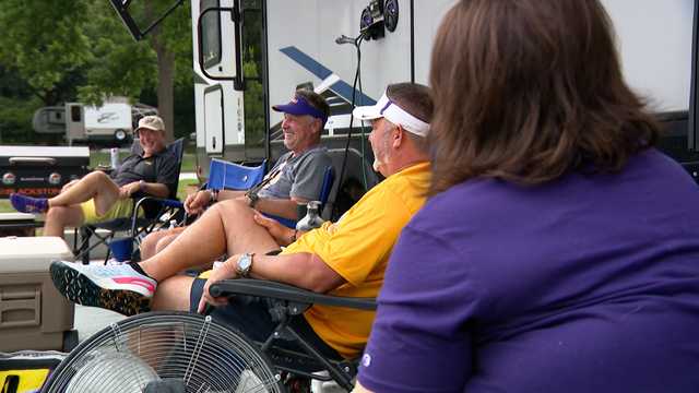 'We work hard and we try to play hard': LSU fans camp at Lake Cunningham - Vimarsana News