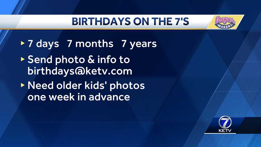 ketv birthdays on the 7's information