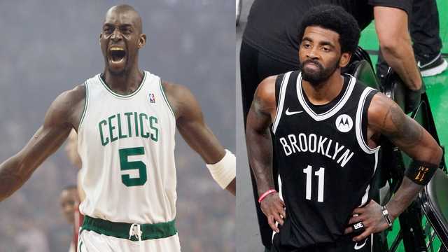 Celtics legend Garnett calls out Kyrie for stomping on logo - Vimarsana News