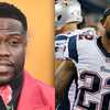 Kevin Hart tears muscles while racing former Patriots player