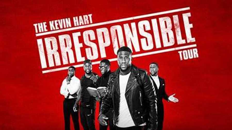 Comedian Kevin Hart schedules 'Irresponsible Tour' stop at new arena