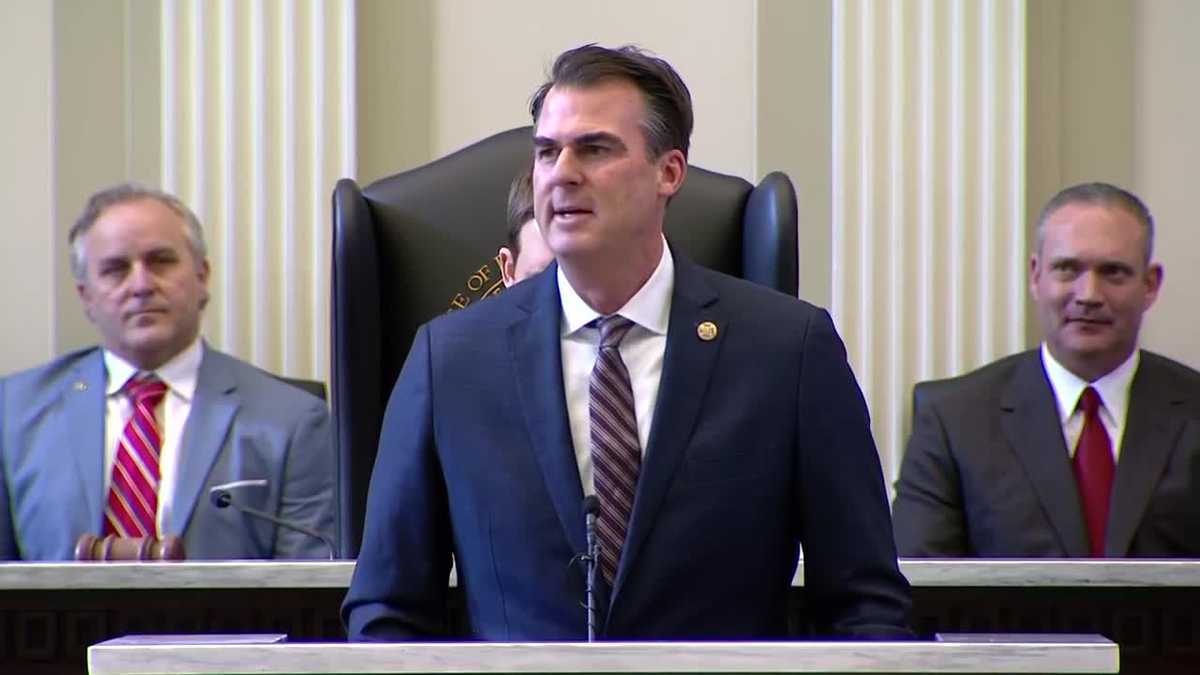 Oklahoma Gov. Kevin Stitt delivers State of the State address