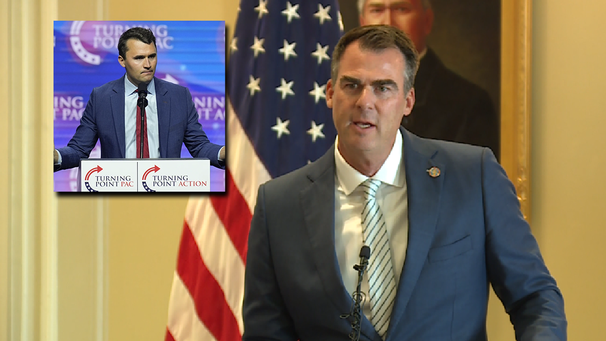 Gov. Kevin Stitt shares message remembering Charlie Kirk one year after assassination