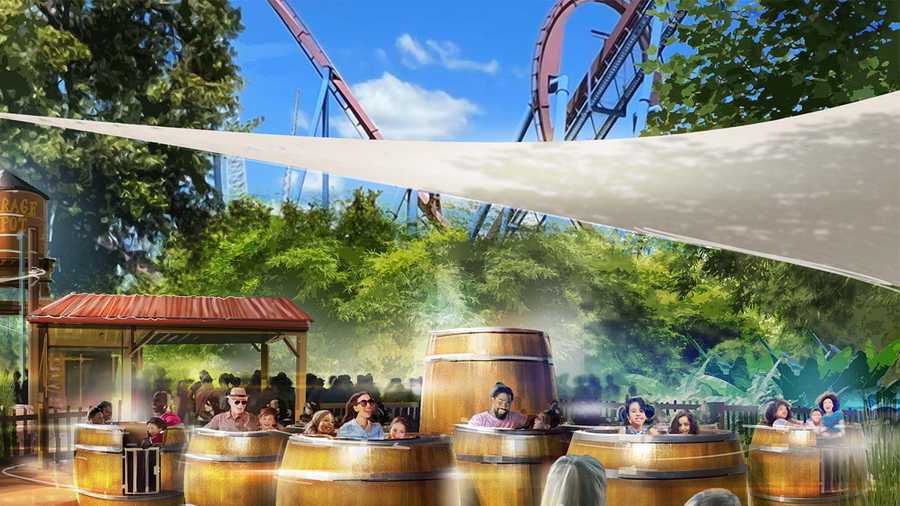 PHOTOS Kings Island reveals plans for new themed area with 2 new rides