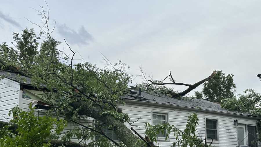 Maryland weather Storms with potential of tornado moved through