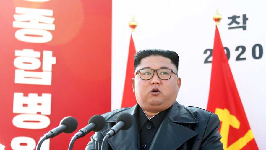 North Korean leader Kim Jong Un is shown in March 2020. (Photo by API/Gamma-Rapho via Getty Images)