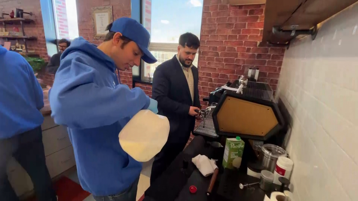 Newton cafe teaching adults with disabilities barista skills