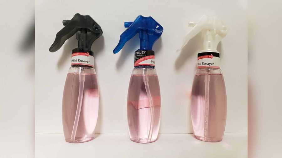 The sprays, shown here, have now been pulled from shelves at the 7-Eleven location.