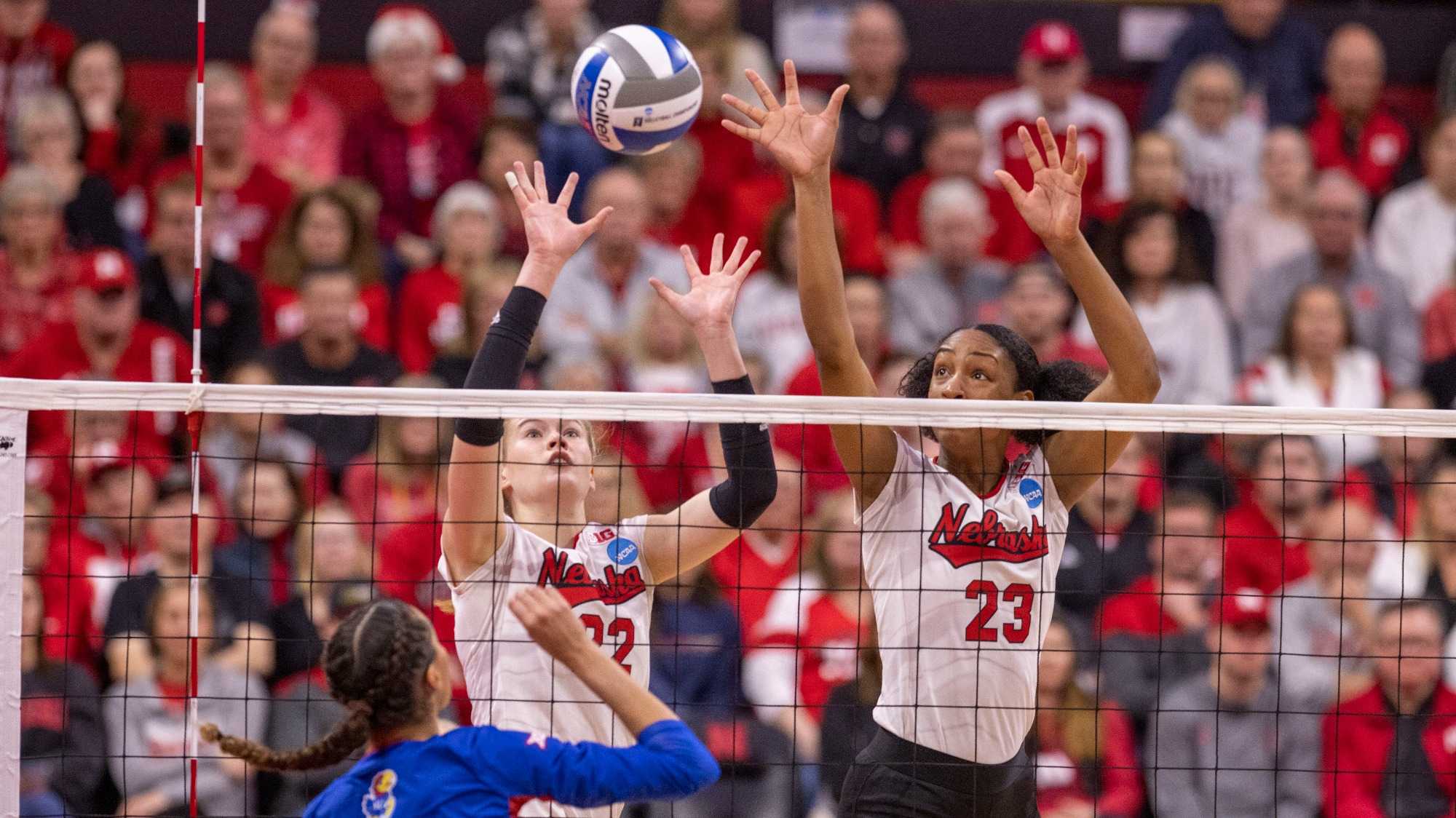 Nebraska Volleyball Topples Kansas In Round 2 Of NCAA Tournament