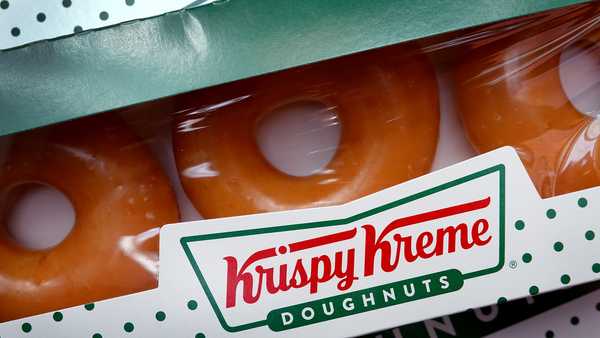 CHICAGO, ILLINOIS - MAY 05: Doughnuts are sold at a Krispy Kreme store on May 05, 2021 in Chicago, Illinois.