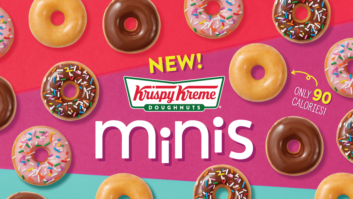 Krispy Kreme announces four flavors of mini donuts