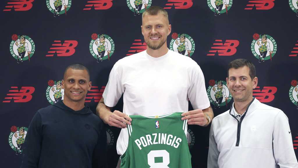 The Unicorn' arrives in Boston: Celtics welcome Kristaps Porzingis
