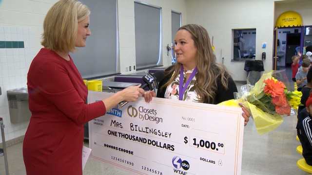 WTAE Teacher of the Month: Mrs. Billingsley, O'Block Elementary - Vimarsana News