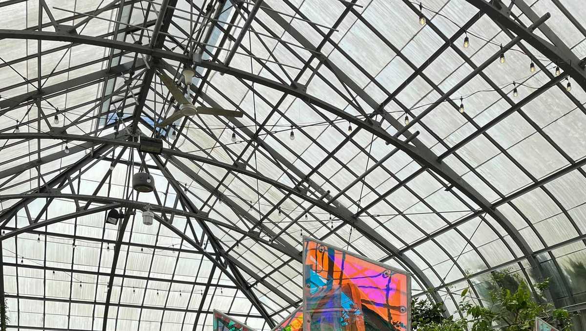 Walk through a giant plant kaleidoscope at Krohn Conversatory's new exhibit
