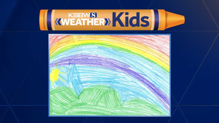 A KSBW weather kids drawing
