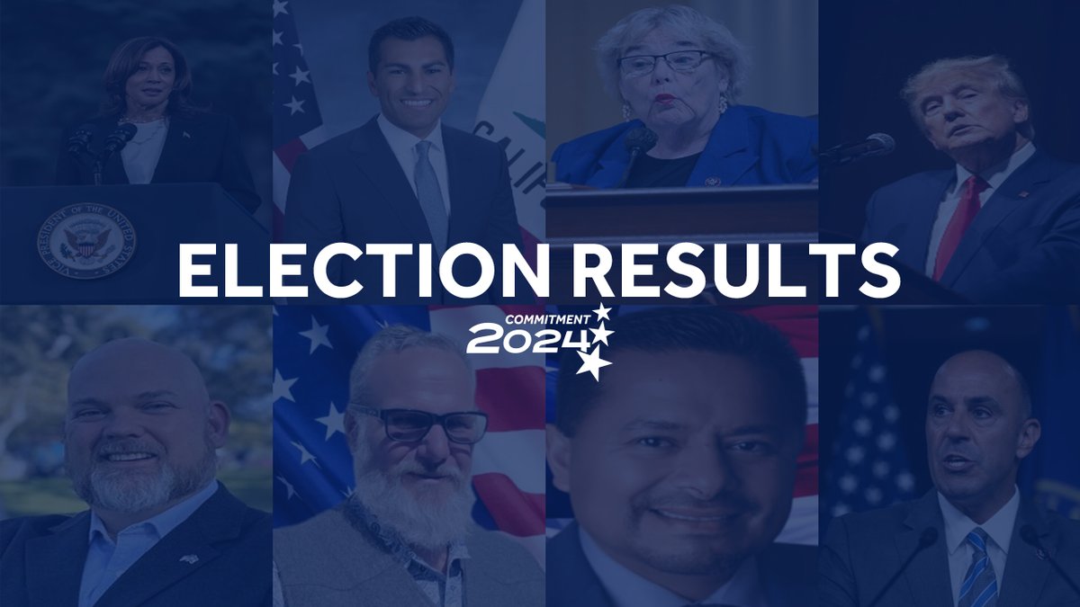 California election results for presidential, state and local races