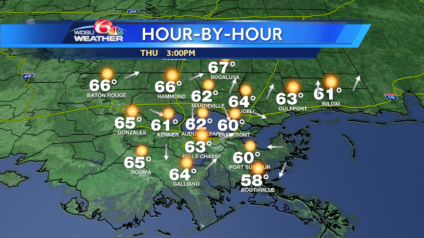 February 16 Forecast: Sunshine returns, end of the week rain chances
