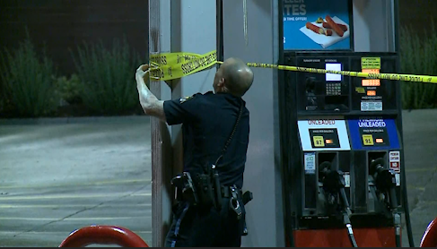 Robber In Red And White Mask Steals Cash, Cigarettes From Gas Station ...